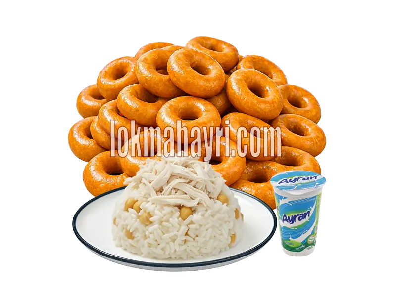 Tavuklu Mevlüt Pilavı Menü - Hayır Pilavı Menüsü